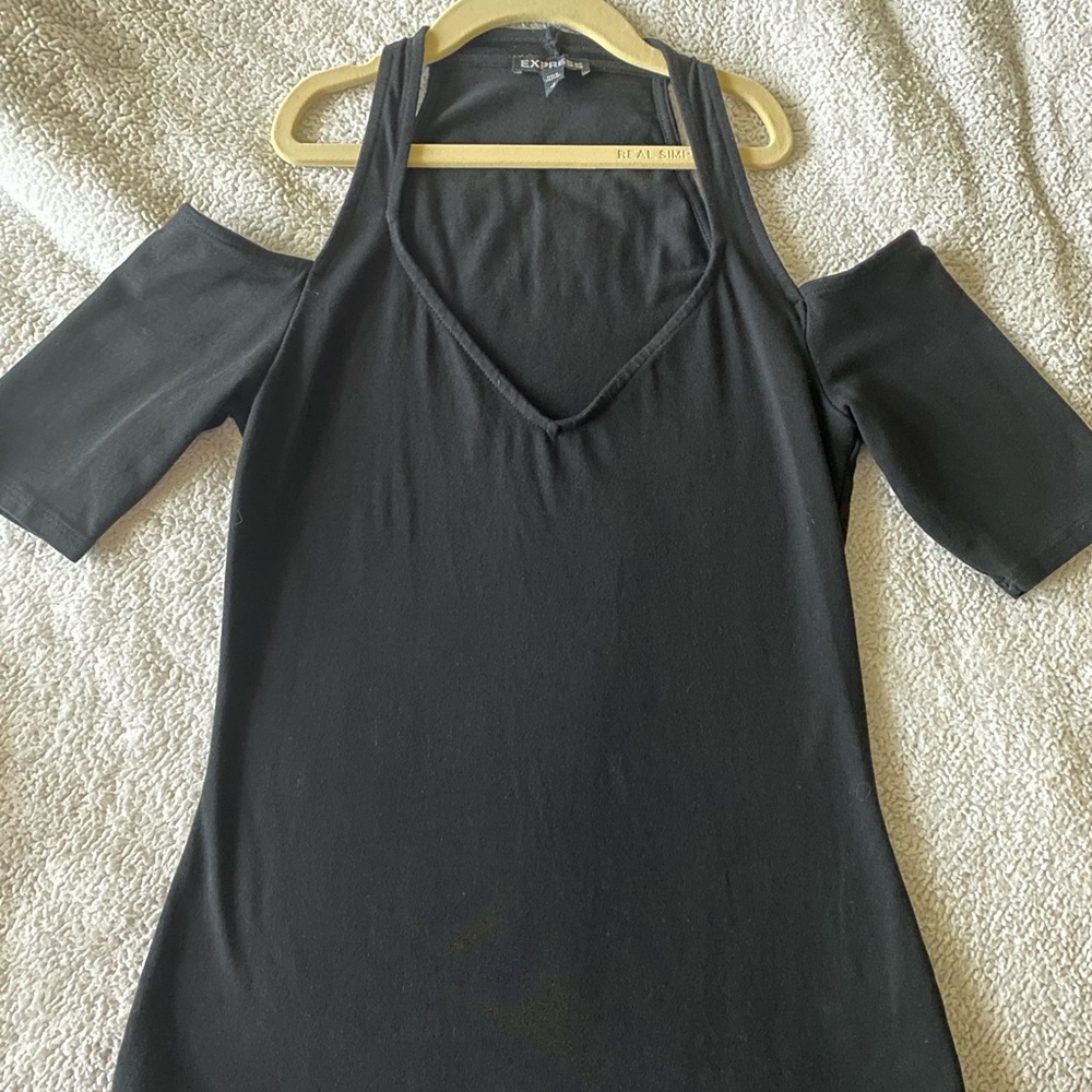 Express cold shoulder top
